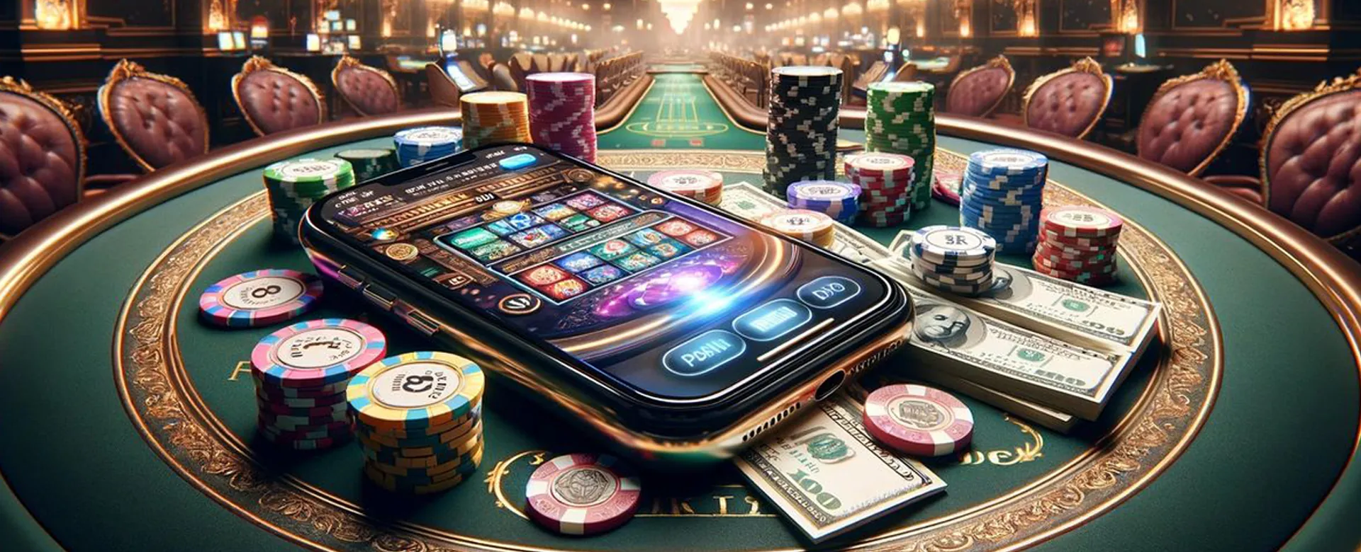 spintime mobile app on a smartphone, displaying casino games and sports betting