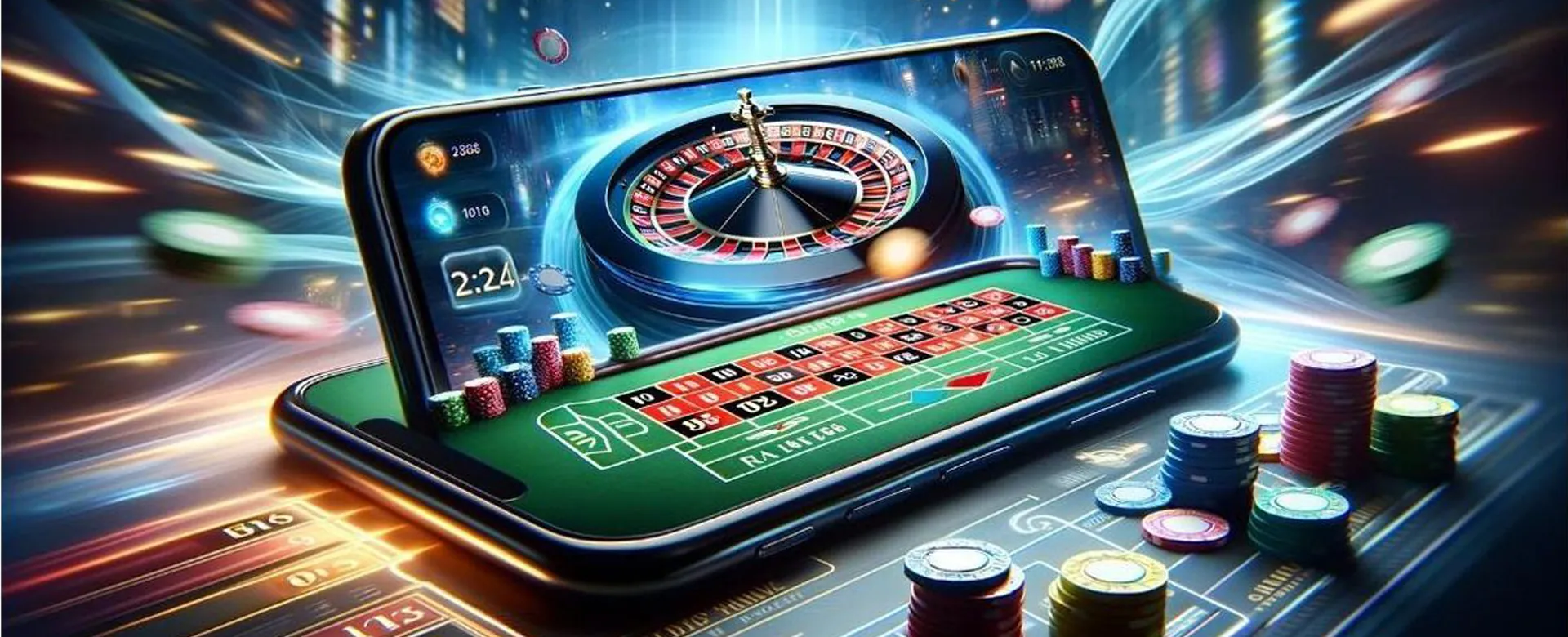 Dynamic background of spintime login page with golden elements